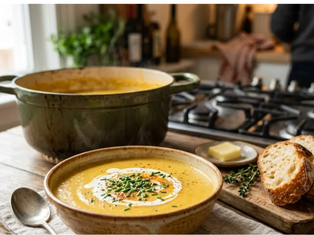 Soup tureen with Million Dollar Soup