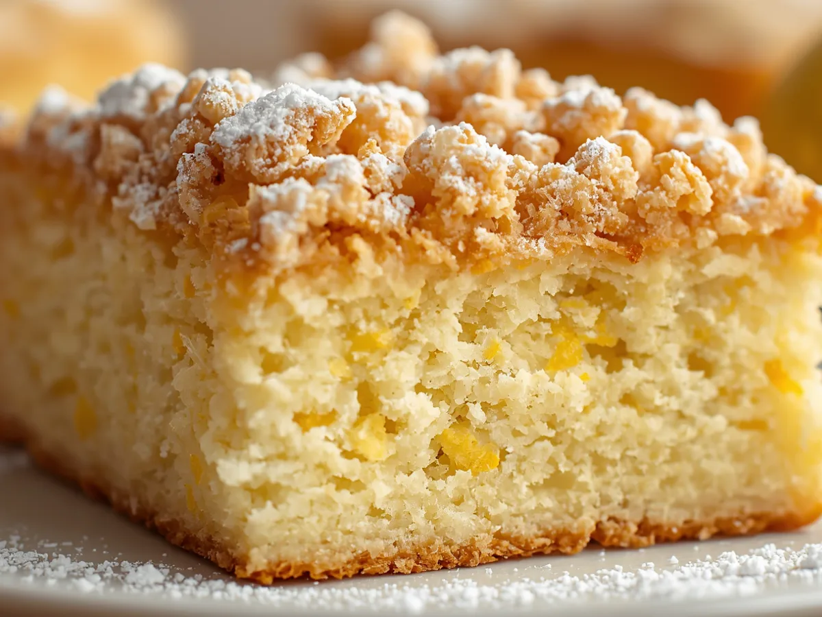 Lemon Crumb Coffee Cake