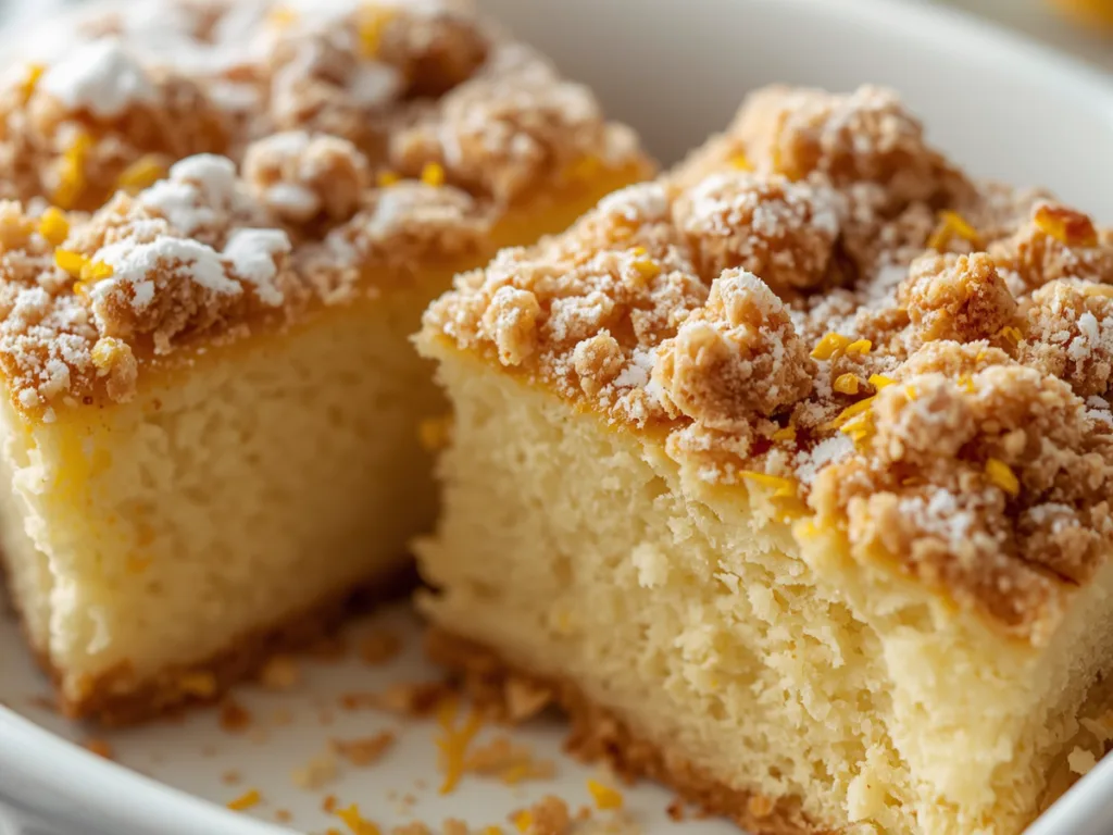Lemon Crumble Breakfast Cake.