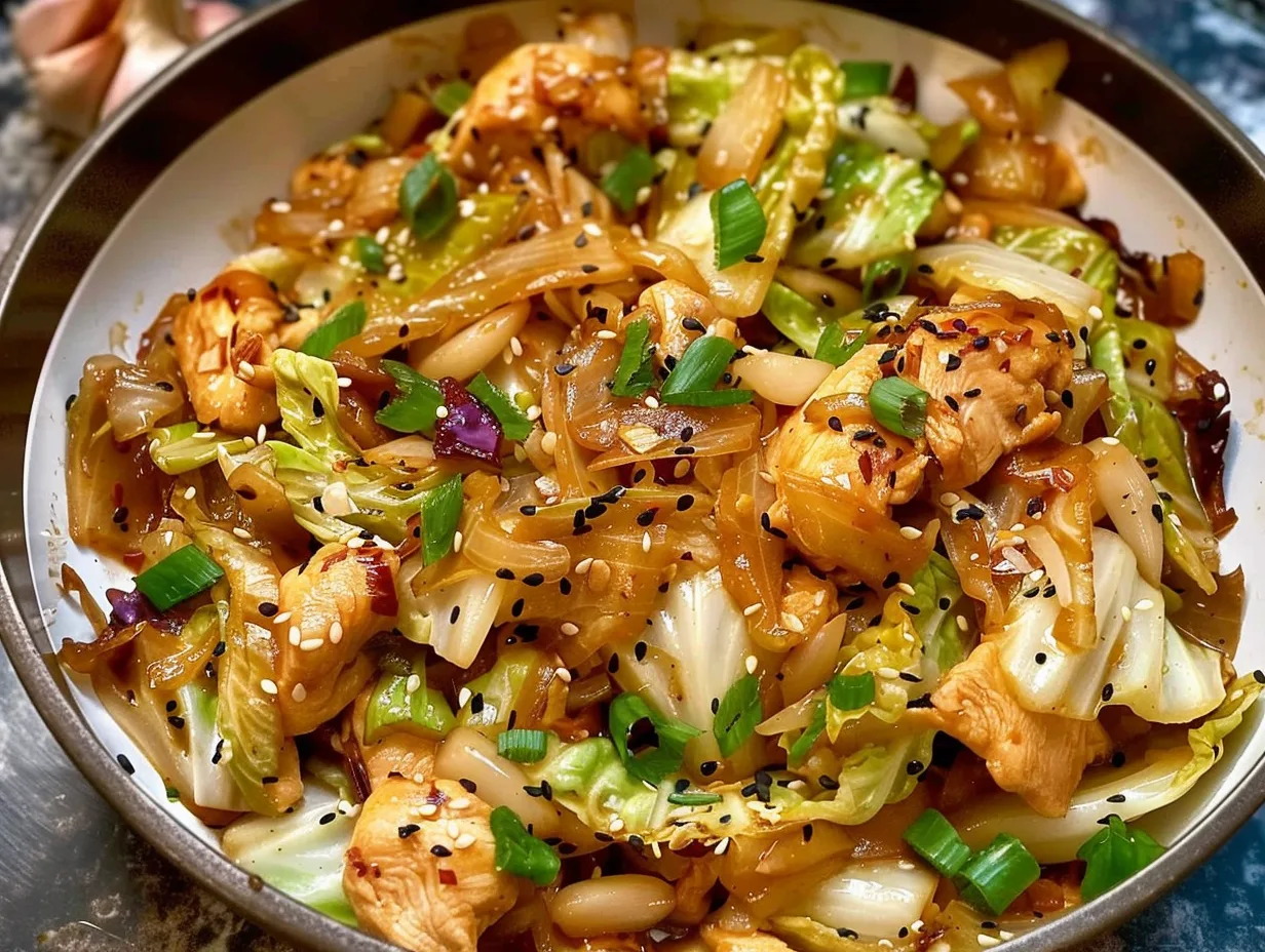 Chicken Cabbage Stir Fry | Easy Weeknight Dinner Recipe