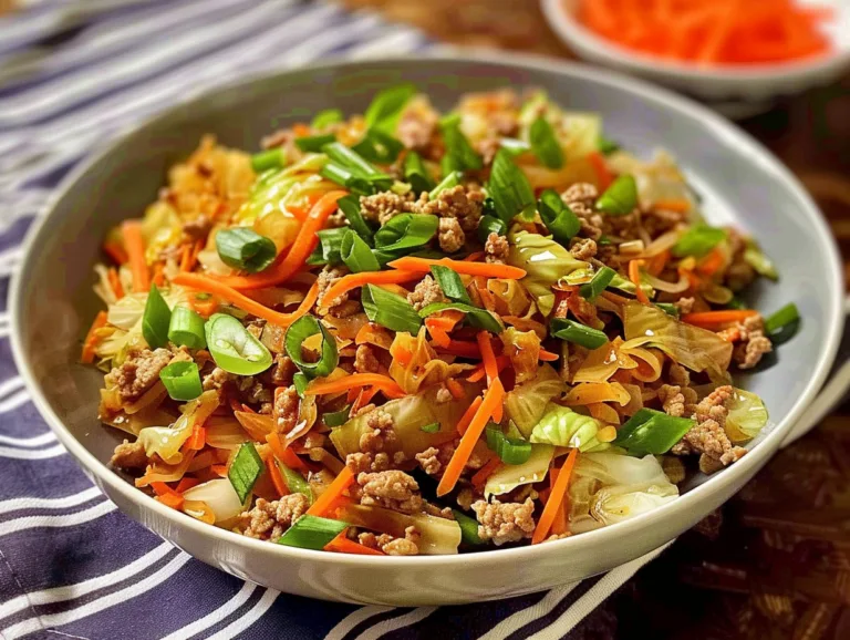 Ground Chicken Cabbage Stir Fry: Easy Weeknight Dinner Recipe