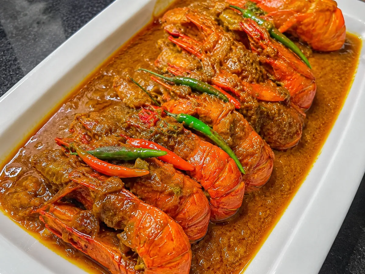Spicy Lobster Curry Masala