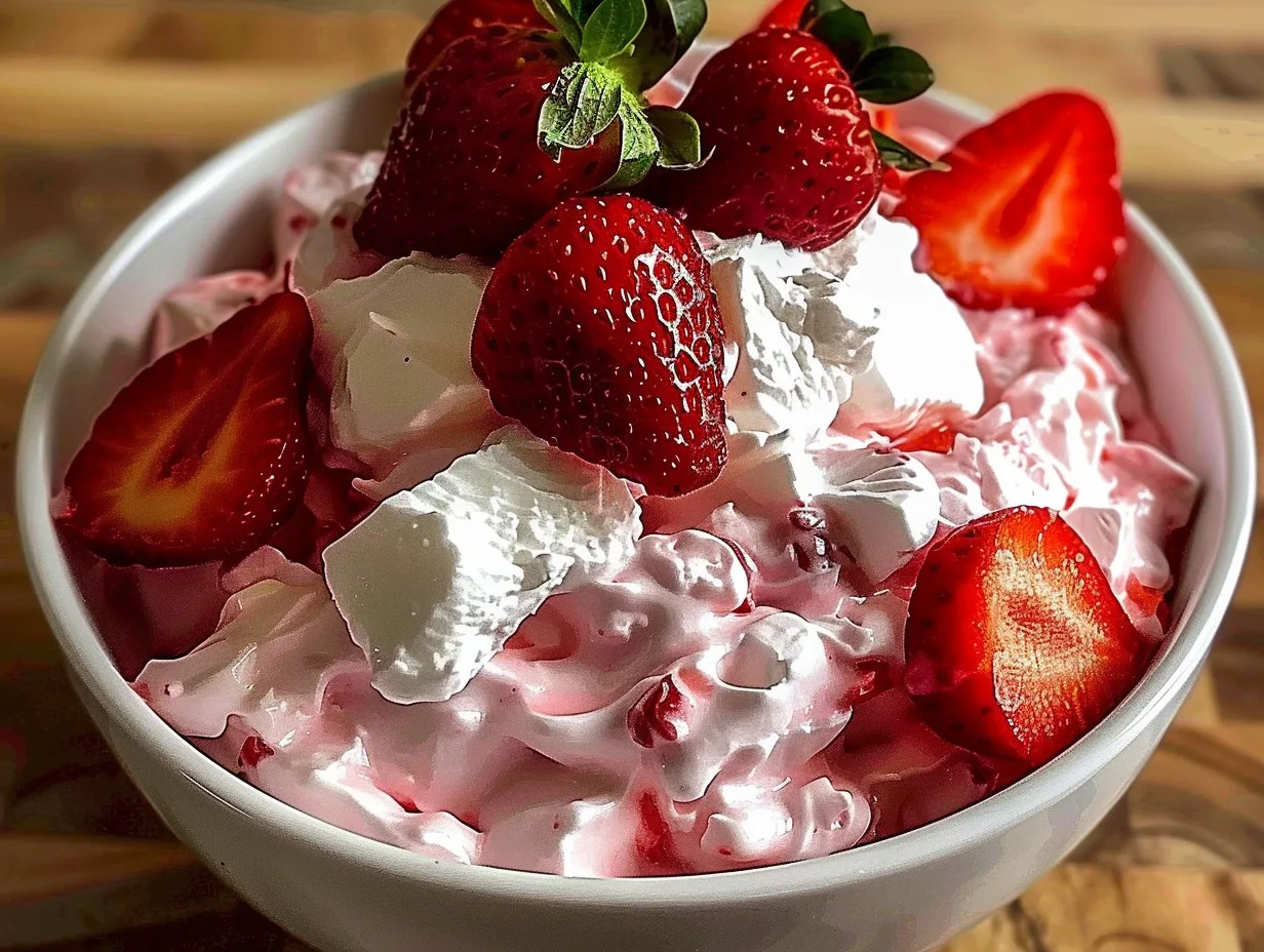 Strawberry Fluff Salad | Easy Dessert Recipe 2