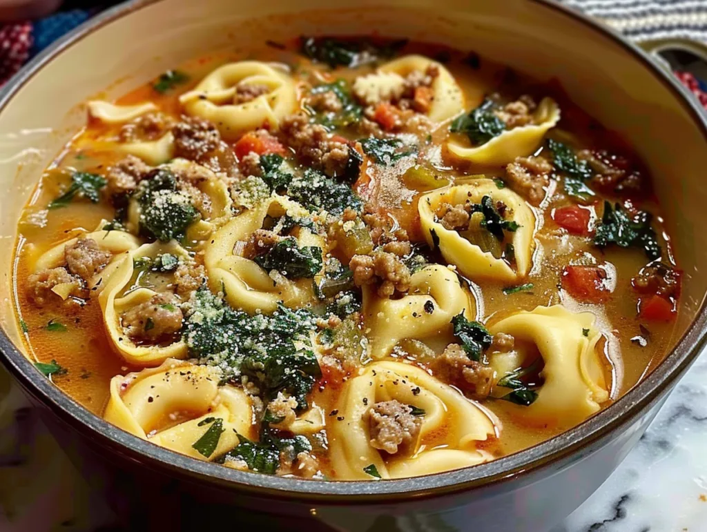 Sausage Tortellini Soup | Easy One-Pot Dinner Recipe 2
