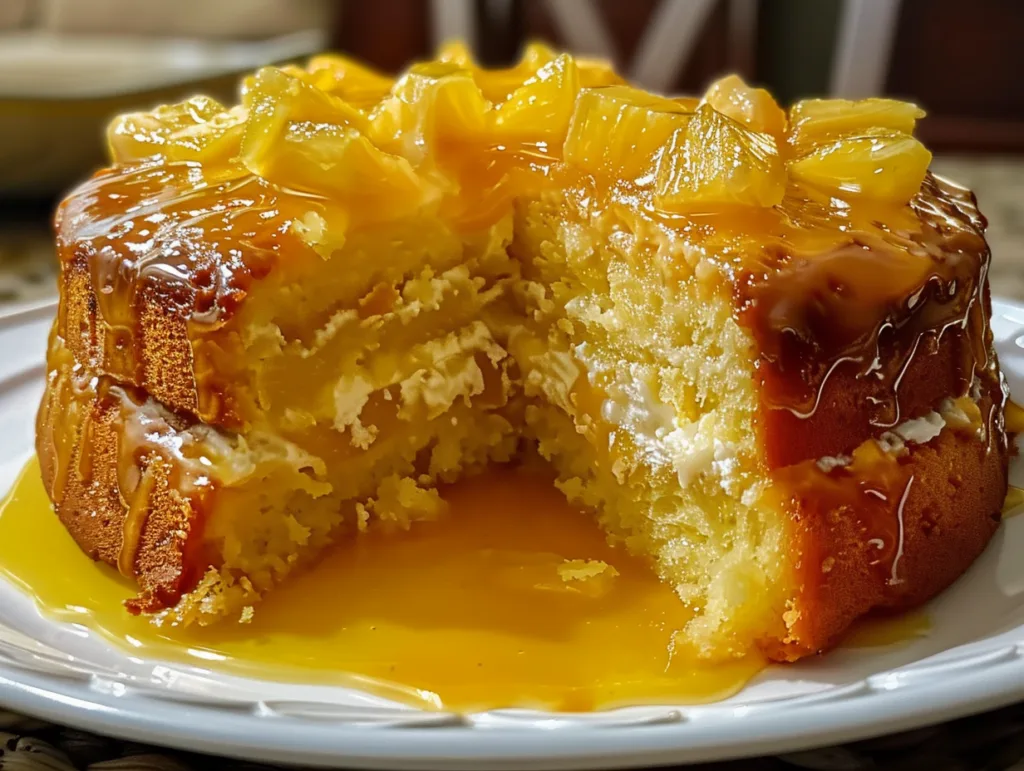 Pineapple Juice Cake Recipe with a Tropical Twist