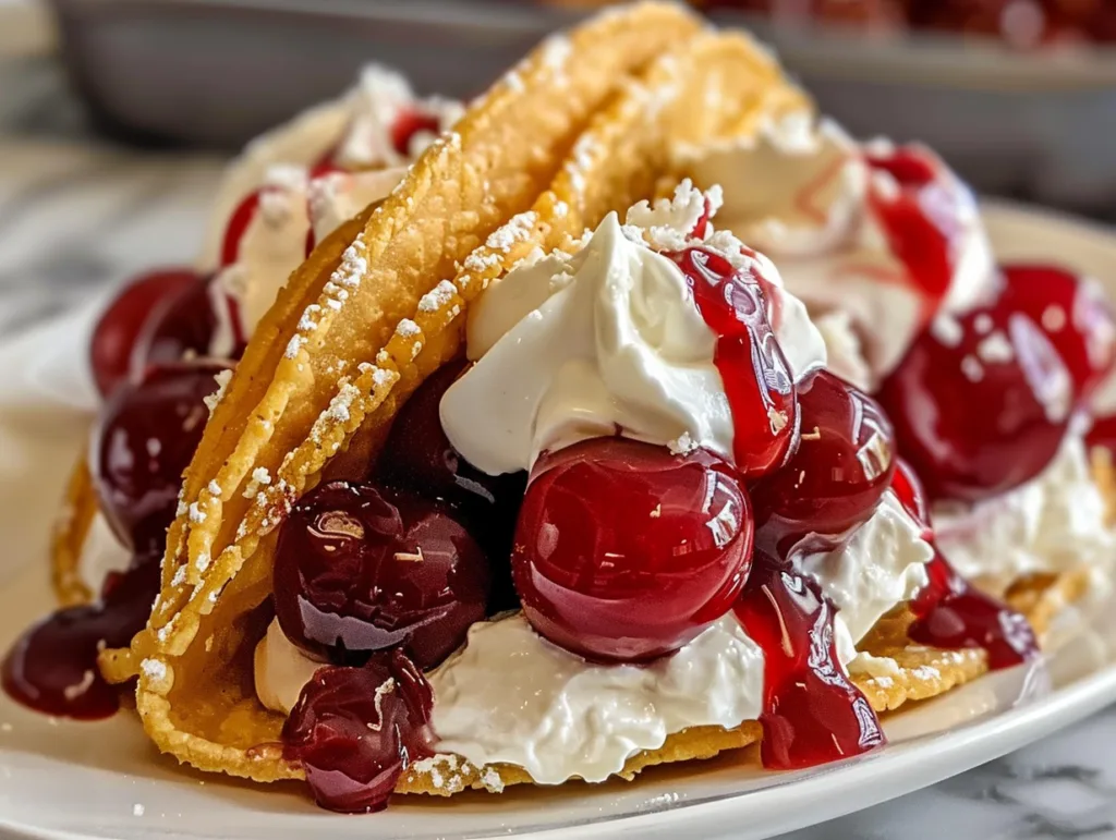 Cherry Cheesecake Tacos Recipe for a Sweet Twist