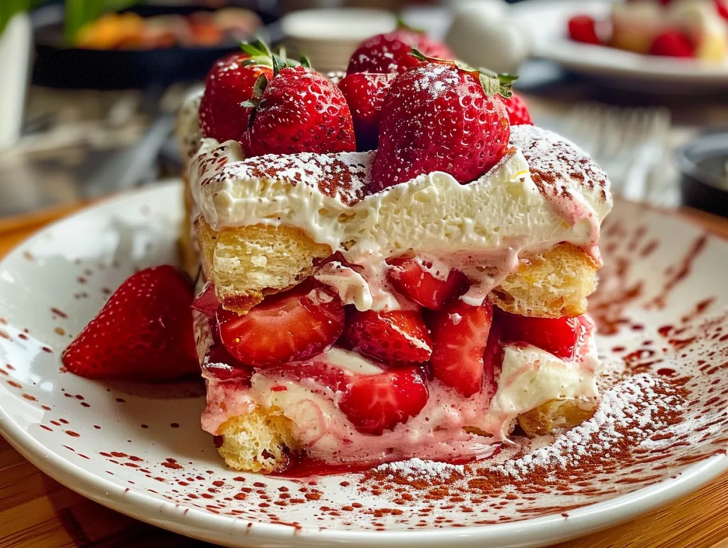 Strawberry Tiramisu Recipe Without Alcohol or Pork