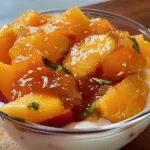 Caramelized Peaches with Honey Yogurt for Sweet Heat