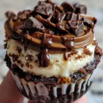 Loaded Brownie Cheesecake Cups