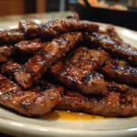 Grill Pan Honey Glazed Steak Strips for Busy Nights