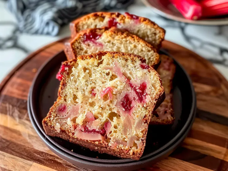 Sweet Rhubarb Bread Recipe Delight