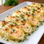 Creamy Shrimp Alfredo Stuffed Shells 1
