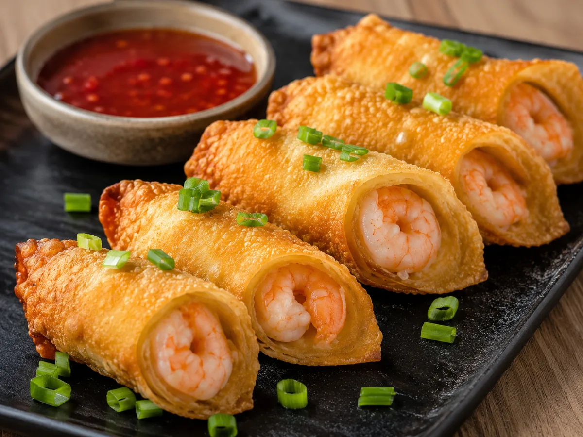 Crispy Seafood Stuffed Egg Roll Bites 1
