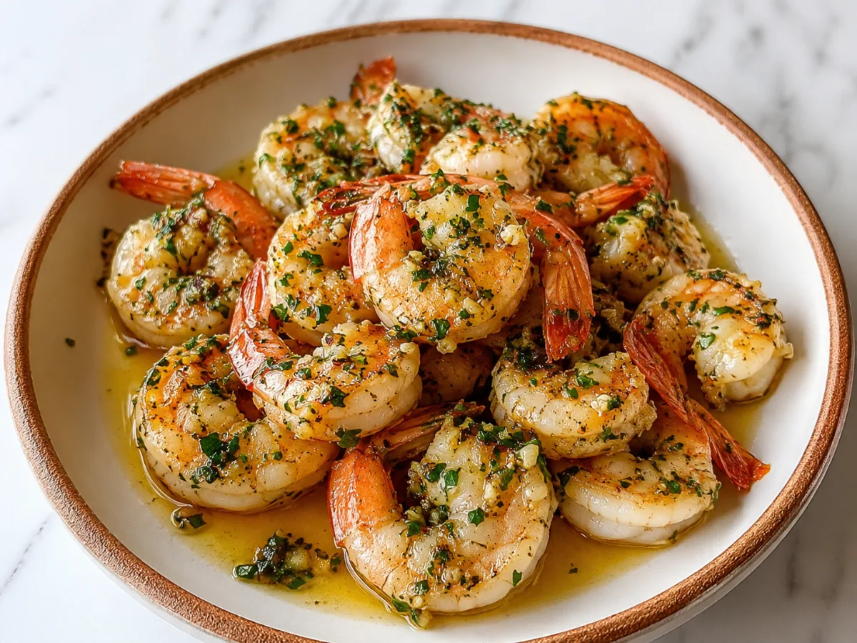 Succulent Garlic Butter Herb Shrimp