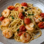 Garlic Shrimp & Cherry Tomato Spaghetti 1