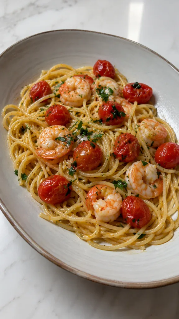 Garlic Shrimp and Cherry Tomato Spaghetti!: Garlic Shrimp & Cherry Tomato Spaghetti 2