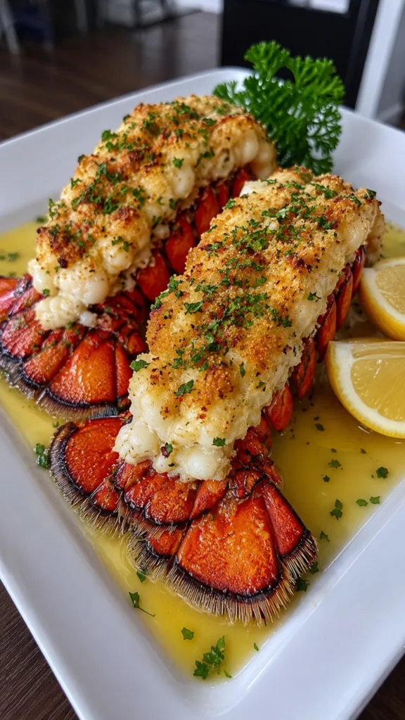 Parmesan Herb Crusted Lobster Tails 2