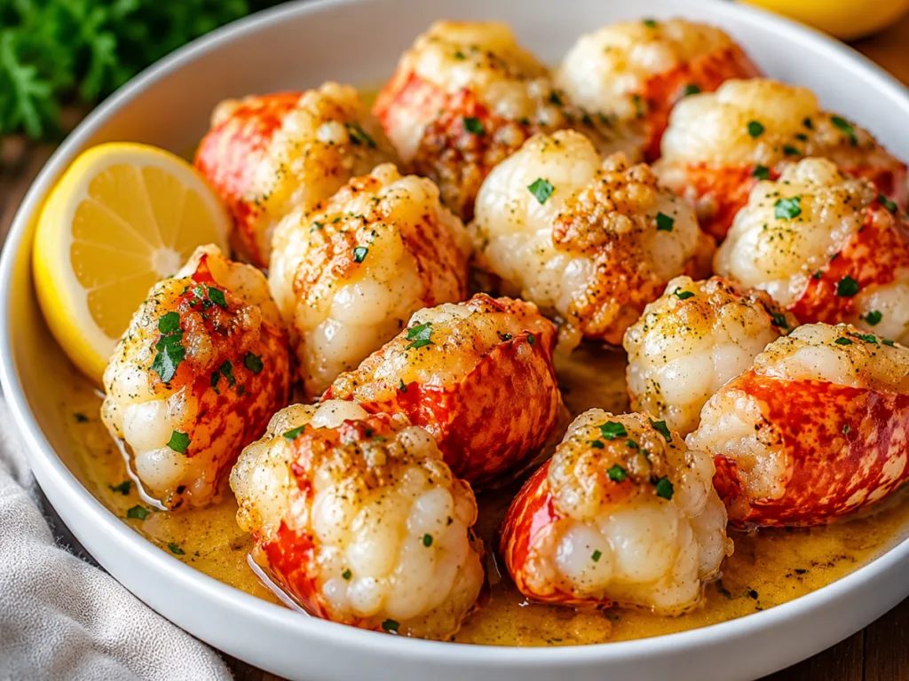 Garlic Butter Lobster Bites 1