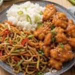 Orange Chicken and Lo Mein 1