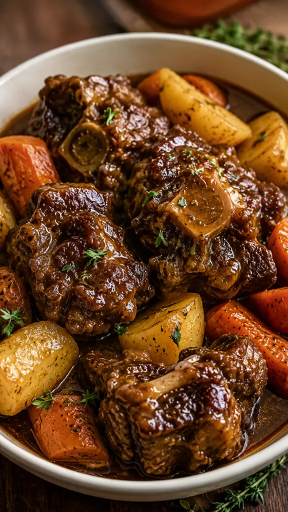 Slow-Braised Oxtails with Potatoes & Carrots 2