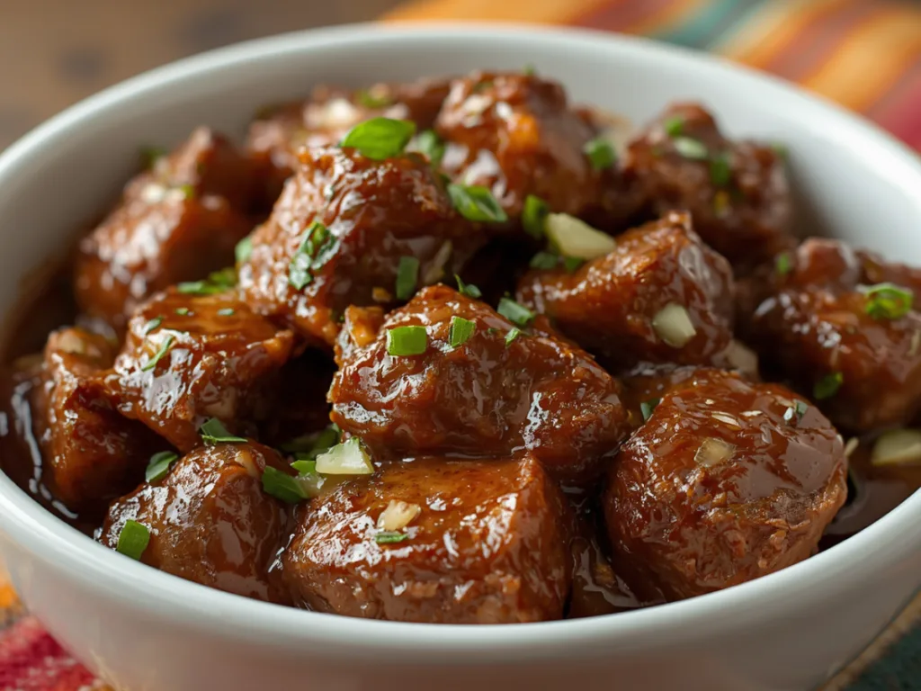 Air Fryer Garlic Butter Steak Bites 2