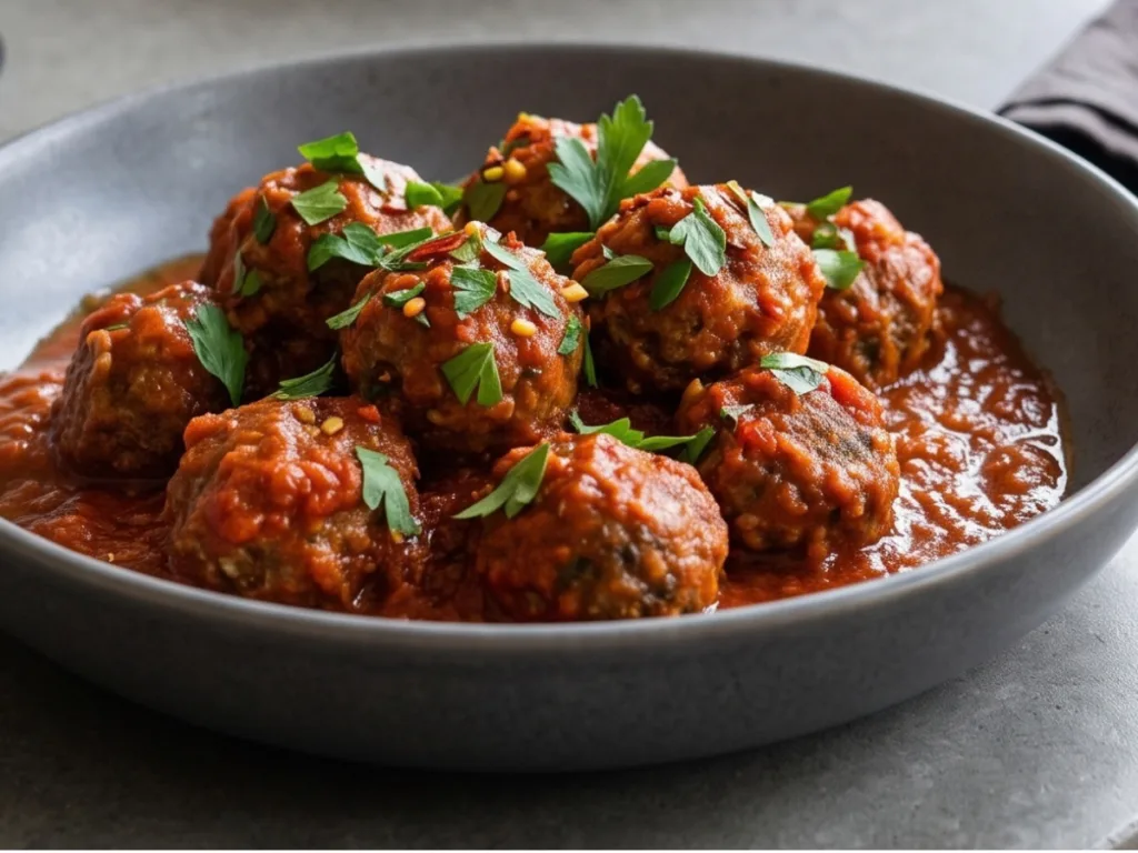 Albondigas Recipe (Homemade Spanish Meatballs) with Rich Tomato Sauce 2