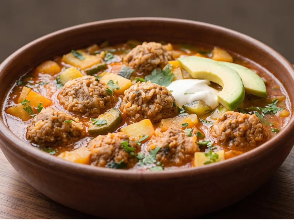Albondigas Soup (Mexican Meatball Soup) 2