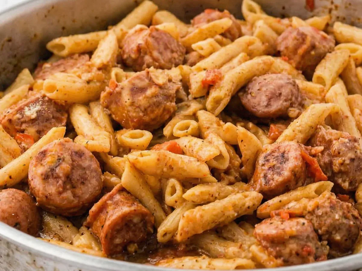 Andouille Sausage Pasta 1