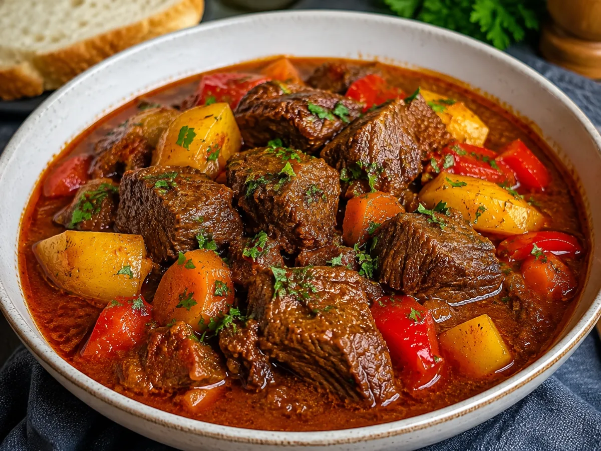 Traditional Hungarian Goulash