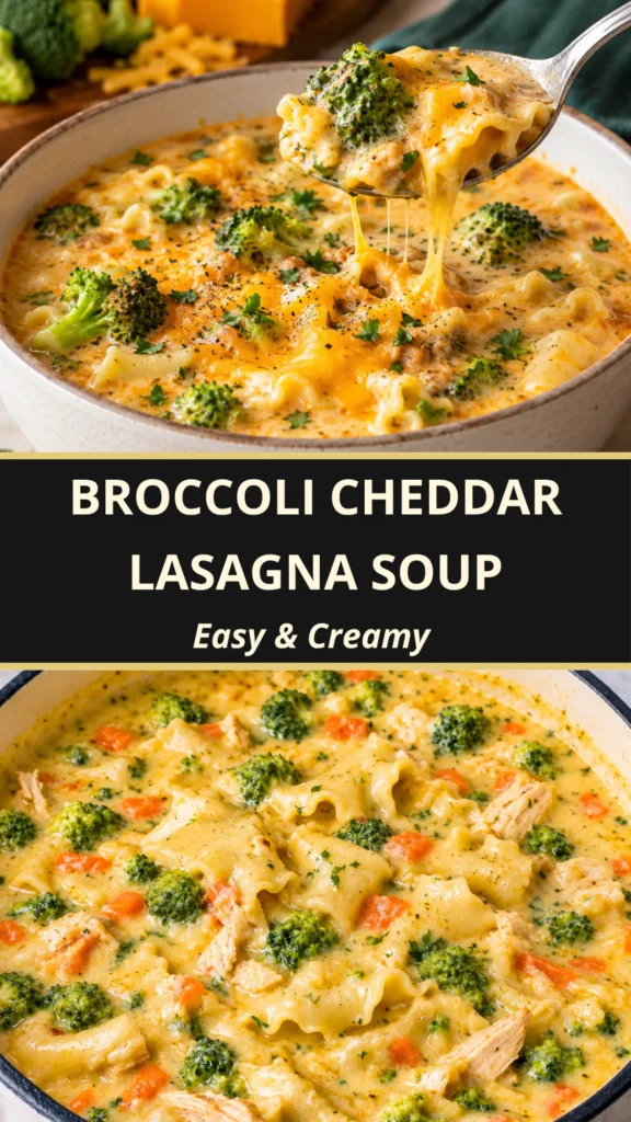 Broccoli Cheddar Lasagna Soup (1)