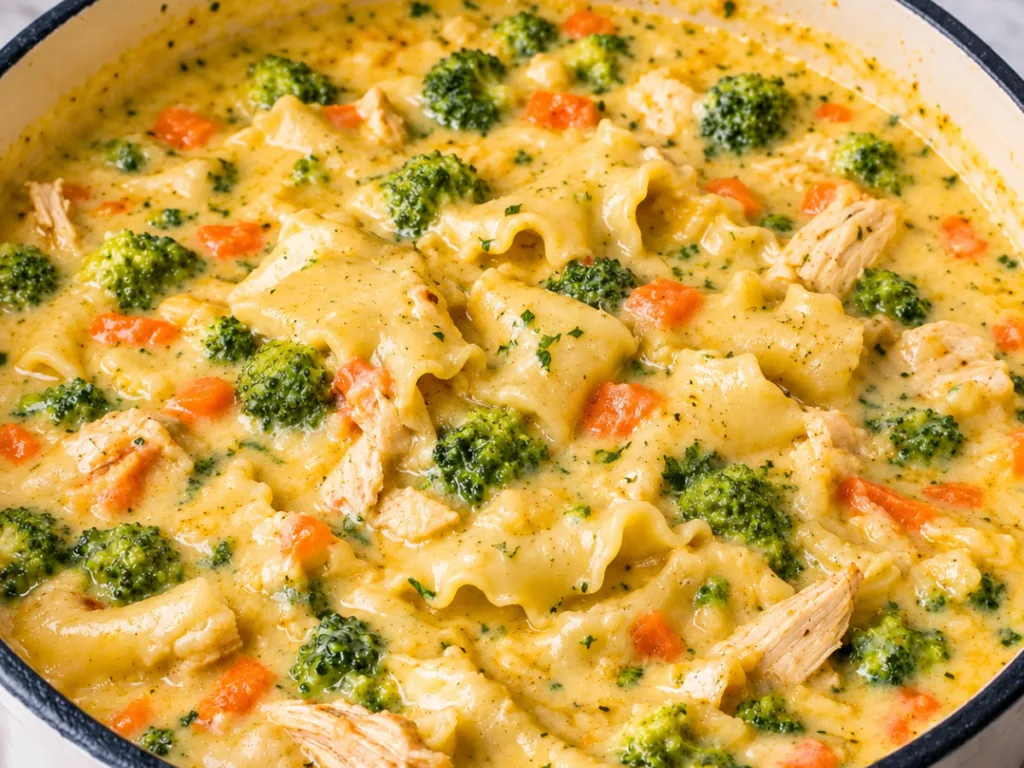 Broccoli Cheddar Lasagna Soup 2