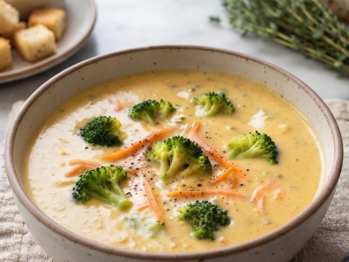 Broccoli Cheddar Soup 1