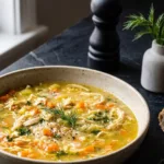 Easy Chicken and Rice Soup 2