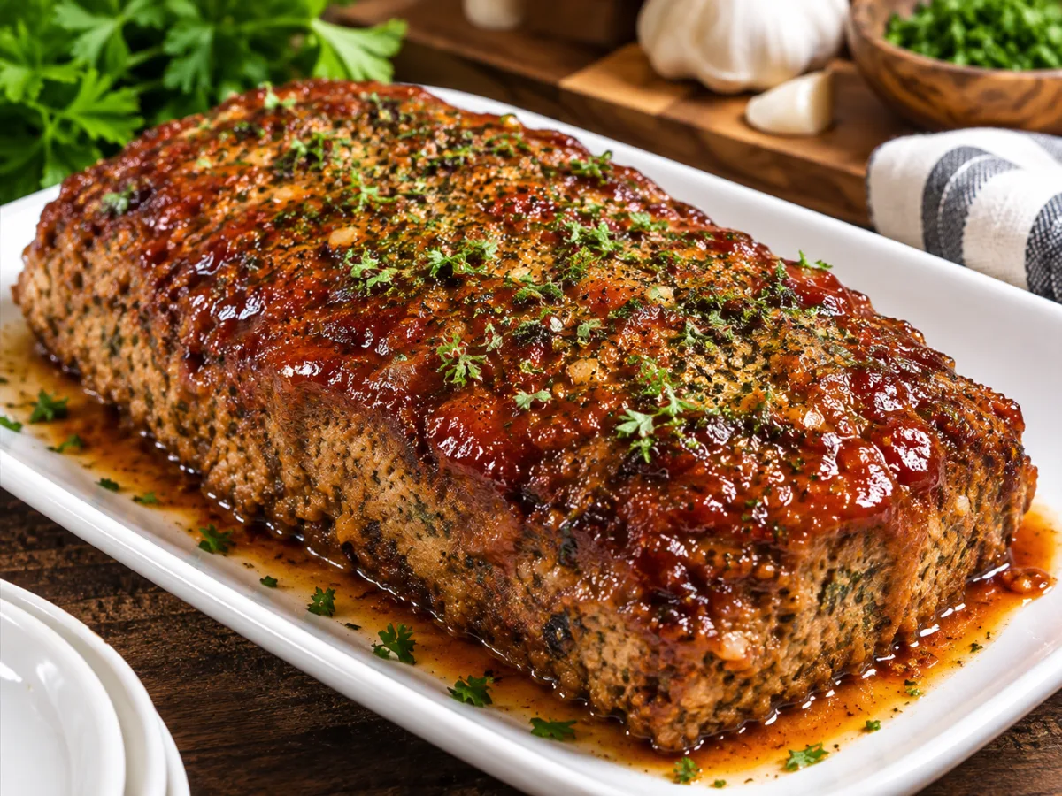 Classic Glazed Meatloaf 1