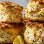 Crab Stuffed Cheddar Bay Biscuits with Lemon Garlic Butter 2