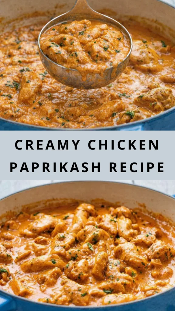 Creamy Chicken Paprikash Recipe