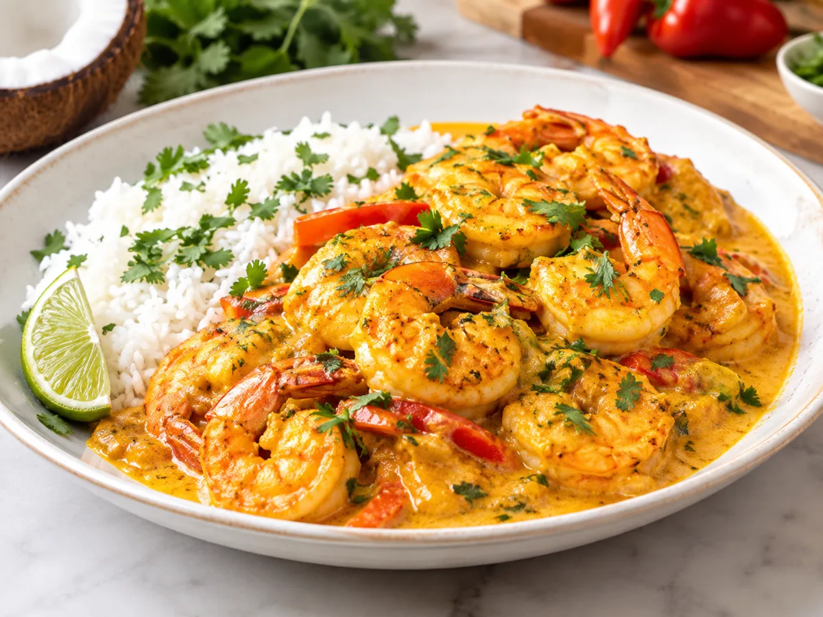 Creamy Coconut Shrimp Curry 1