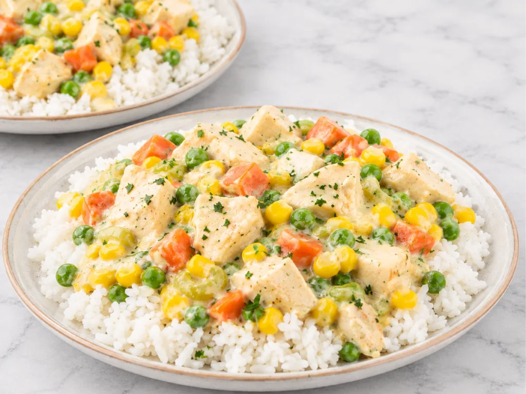 Crustless Chicken Pot Pie 1