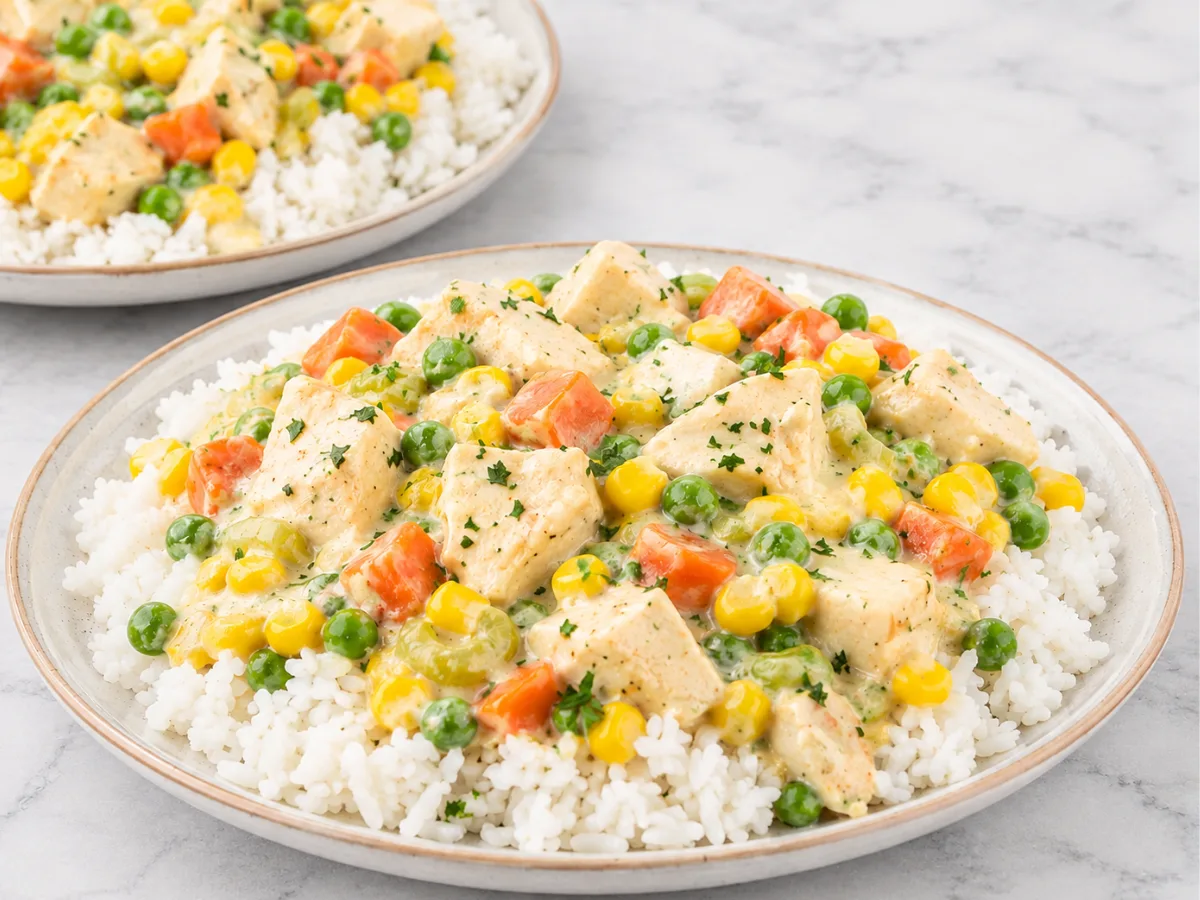 Crustless Chicken Pot Pie 1