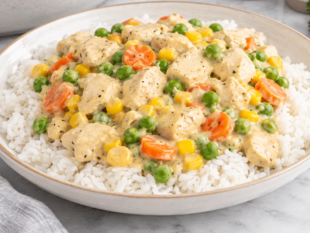 Crustless Chicken Pot Pie 2
