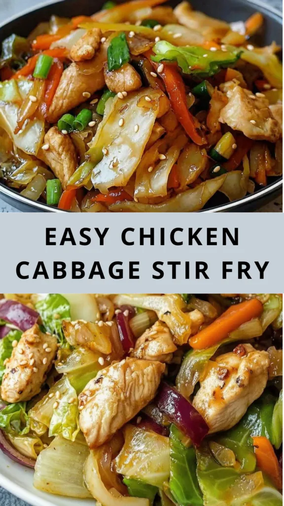 Easy Chicken Cabbage Stir Fry