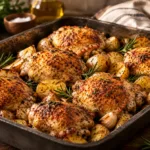 Easy & Delicious One-Pan Chicken Thighs and Potatoes 2