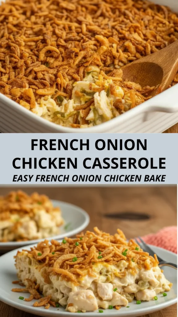 Easy French Onion Chicken Bake