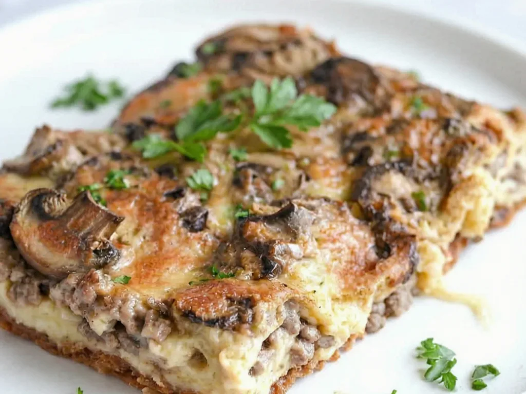 Easy Hamburger Mushroom Bake 2