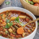 Easy Hamburger Vegetable Soup Recipe 1