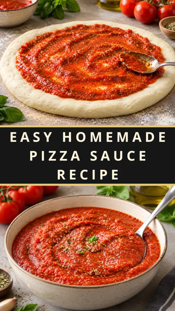 Easy Homemade Pizza Sauce Recipe