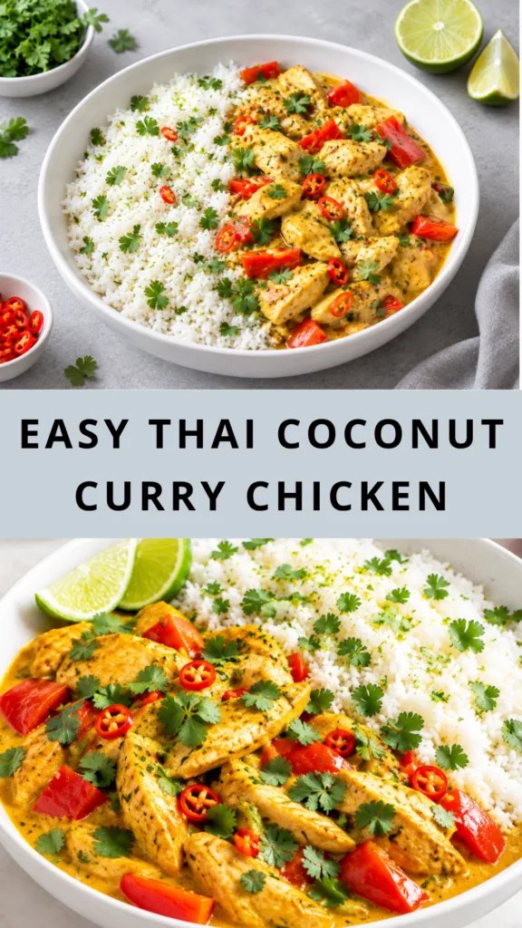 Easy Thai Coconut Curry Chicken