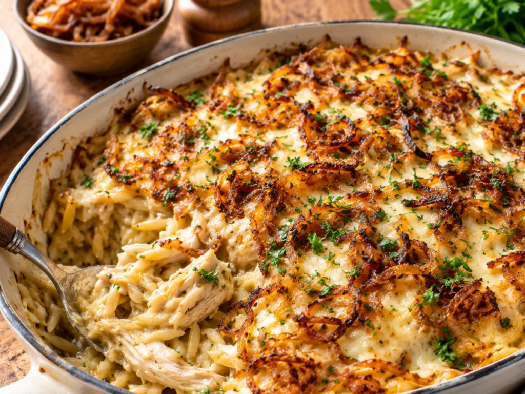 French Onion Chicken Orzo 2