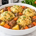 Hearty Beef Stew with Golden Dumplings 2
