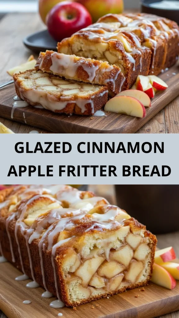 Homemade Apple Fritter Bread for Fall Baking